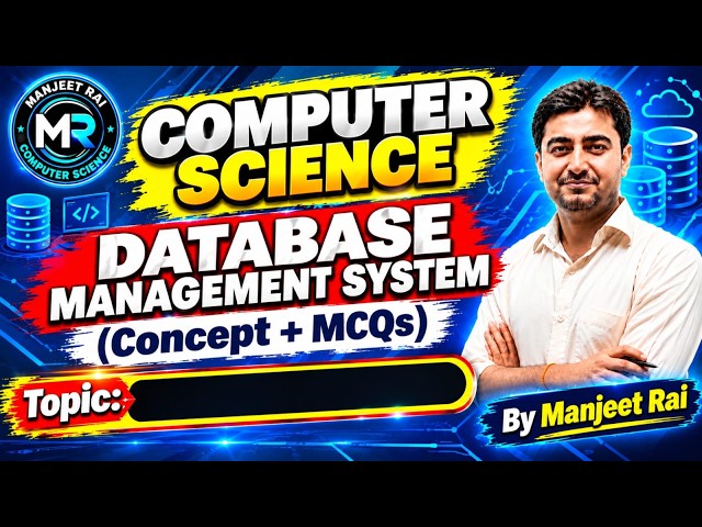 STET 2026 | BPSC TRE-4.0 | DSSSB TGT Computer Science | DBMS Introduction  | #bpsctre4  #stet2026