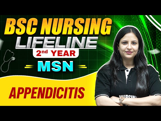 Appendicitis BSc Nursing 2st Year | Lifeline Batch | #bscnursing1styear