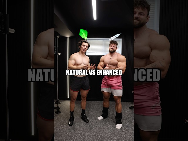 Natural vs Enhanced Bodybuilding!