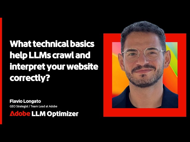 What Technical Basics Help LLMs Crawl and Interpret your Website Correctly