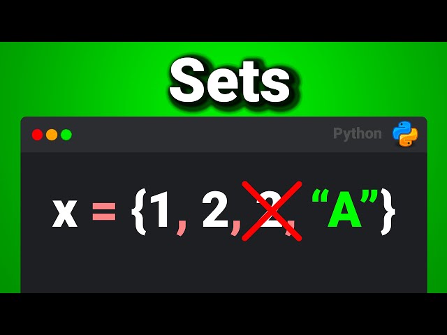 The Most Complete Tutorial on Python Sets