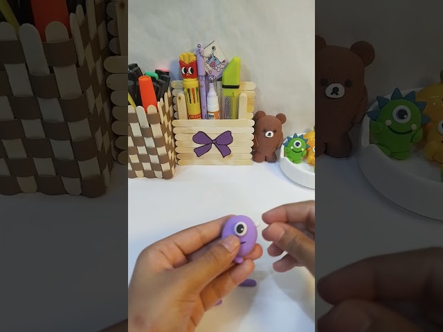 Cute Mini Clay Keychains Making! 😍✨ | Handmade DIY Craft #trending #shorts