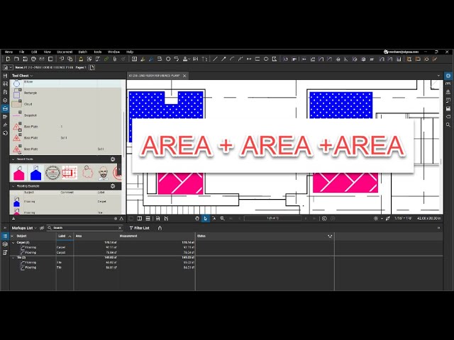 Mastering Area Quantity Takeoffs in Bluebeam Revu: A Step-by-Step Guide