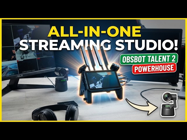 Best 4K All-in-one Multi-cam Live Production Pro Engine - OBSBOT Talent 2