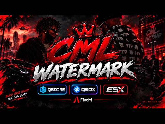 CML Watermark | Add Your Server Logo In-Game | FiveM [ QBCore Qbox ESX]