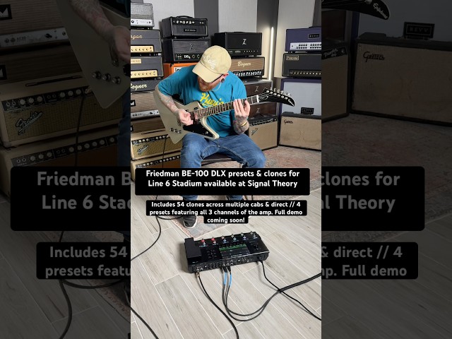 Get some Friedman BE-100 clones & presets for Stadium 👌🏻👌🏻