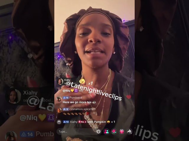 Five in the morning and Lil Bit up talking about Redd after she been in her live all day long, ￼￼