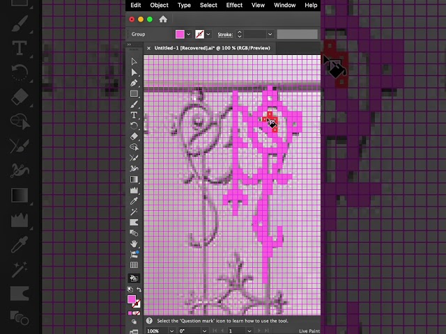 Pixel Trace Effect in Adobe Illustrator