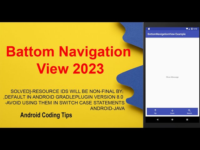 Bottom Navigation Bar in Android Studio | Complete Tutorial [2023]