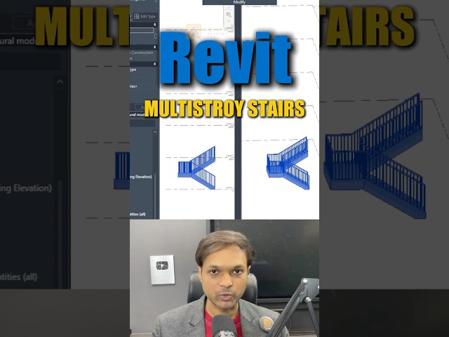 Create a Multistory Staircase in Revit