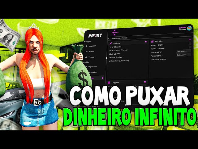 HOW TO GET UNLIMITED MONEY USING A HACK IN GTA RP FIVEM - PROXY MENU