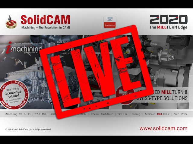 SolidCAM LIVE - Right Angle head/faster simulation