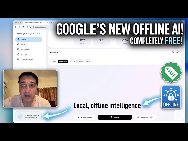 Google's Best New AI Tool is Completely FREE (And Offline)