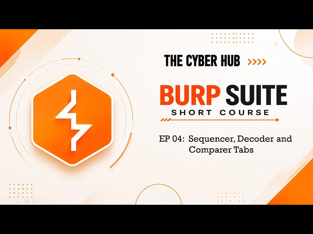 EP 04 - Sequencer, Decoder and Compare Tabs | Burp Suite Full Course