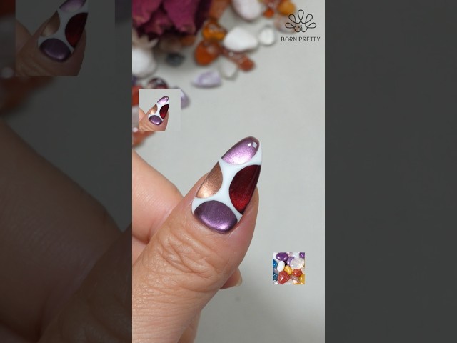 Colorful Stone Nail Art | BORN PRETTY