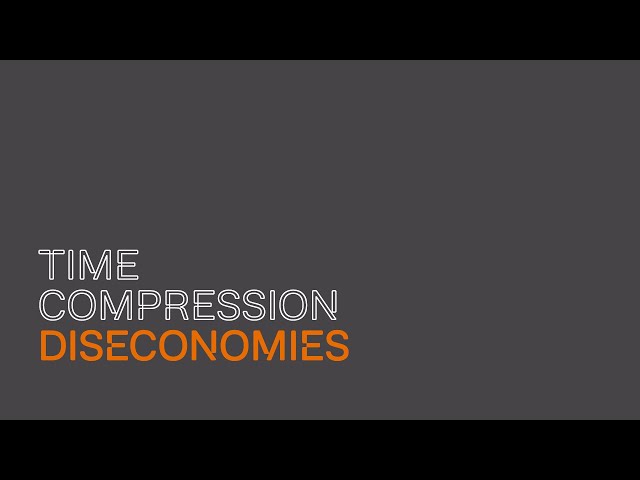 Time Compression Diseconomies | UCL School of Management