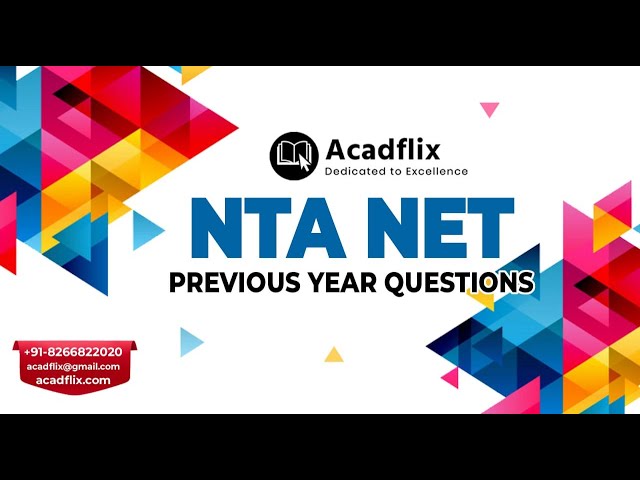 Paper 2 Explanations | Part-4 | NTA NET CS JUNE 2019 | Deep Concepts