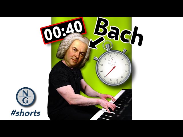 Bach at a Glance | 40 seconds, 8 pieces you should know #Shorts