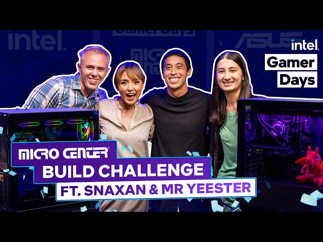 Intel Gamer Days 2023: Microcenter Build Challenge | Intel Gaming