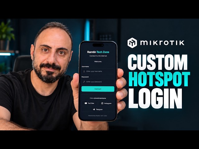 How to Customize a MikroTik Hotspot Login Page with AI | Custom Login Template