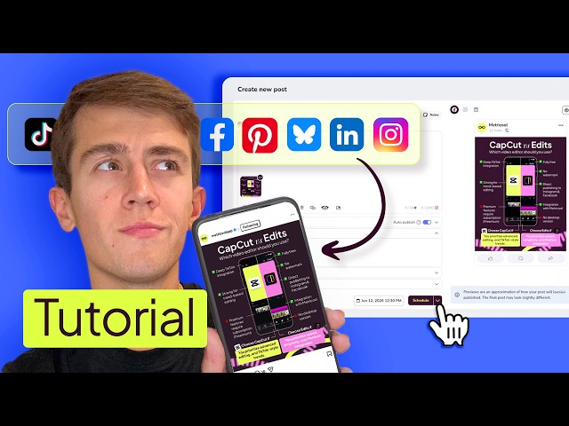How to create and schedule your first post in Metricool