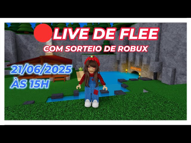 🔴 Flee Live Stream with Robux Giveaway - 06/21/2025 - Roblox