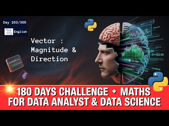 Day 263/365 | Vector : Magnitude And Direction | English