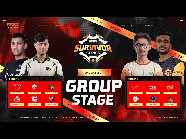 🔴 PRG Survivor Series | Group Stage [B x C]