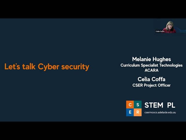 Let's Talk Cyber Security - CSER Webinar Series