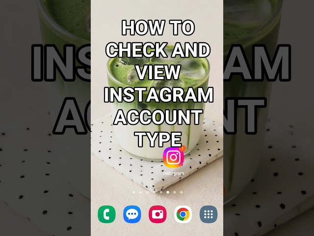 How To Check and View Instagram Account Type #instagramtutorial #instagramreels #howto