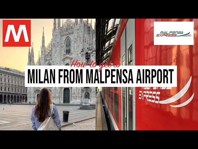 🇮🇹✈️How to Get to MILAN from Malpensa Airport & Getting Around the City