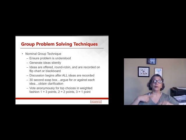 Group Problem Solving Techniques