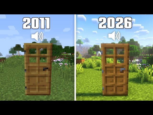Minecraft 2011 Sound Vs Minecraft 2026 Sound Comprision