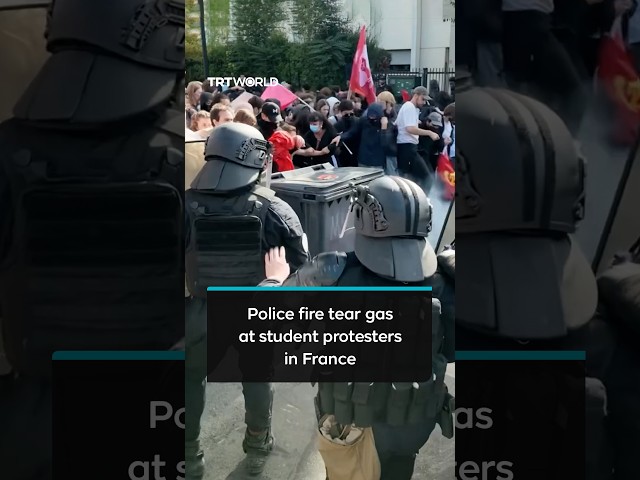 French police fire tear gas, arrest over 2,000 student protesters