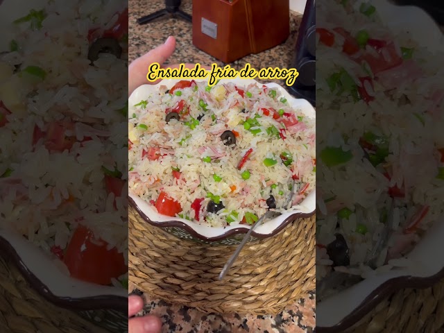 The Perfect Rice Salad 🍅🫑