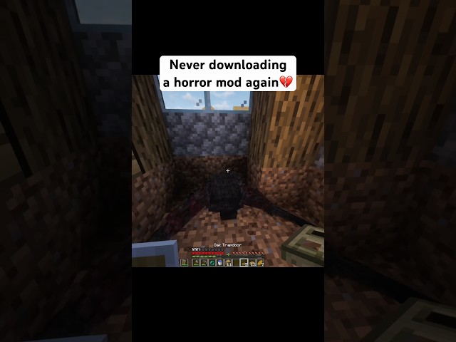 NEVER playing Minecraft horror again 💔😭