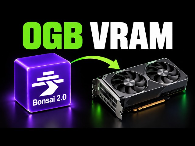 Local AI: (Qwen 3.8) Bonsai 2.0 Runs On 0GB VRAM