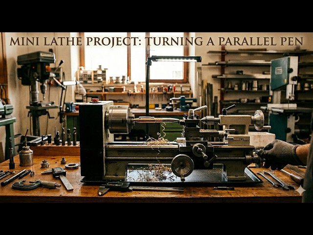 The Most Relaxing Project: Turning a Custom Metal Pen on a Mini Lathe