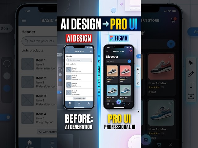 Title:AI Se Bana Design Professional Kaise Banayein? 🤖🎨 #figma #uxdesign #aidesign