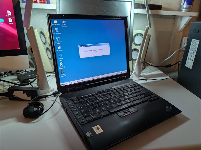 IBM Thinkpad A30 Unboxing and Explore: