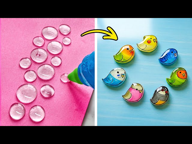🌈 RAINBOW GLUE GUN CRAFTS 🎨 Creative DIY Ideas You'll Love! 💖