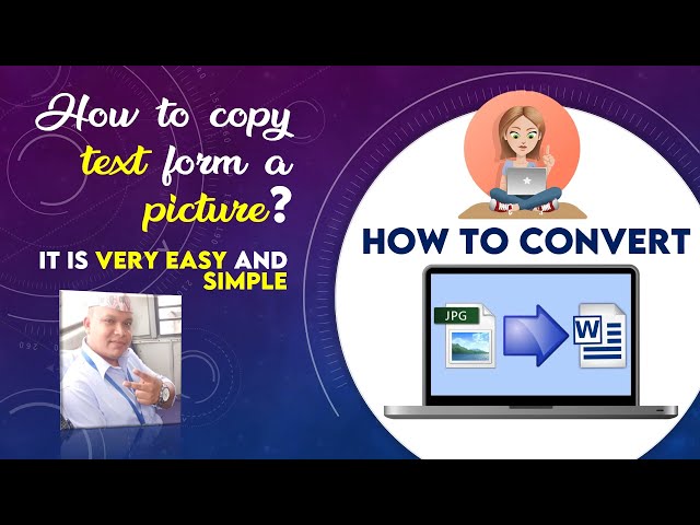 #SAMSIRCOMPUTER | How to copy text from a picture? | Convert Image File into Text File. Easy