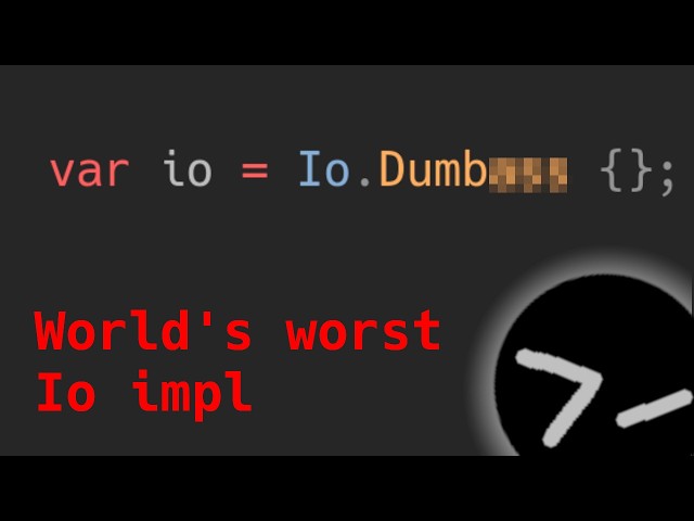 Writing the world's worst Io implementation for zig