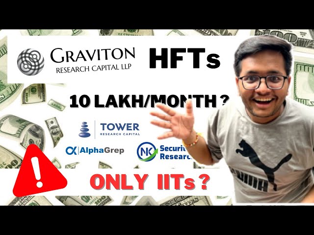 10 Lakh/month in India | HFTs | Complete Process | Graviton | Tower  Research Capital.
