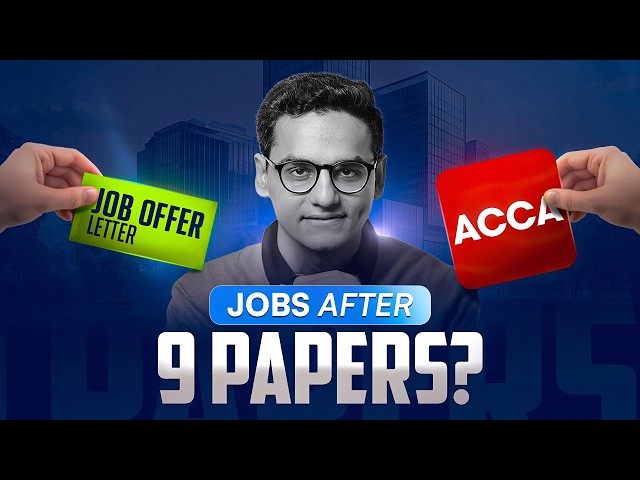 ACCA Jobs After 9 Papers | Career Compass