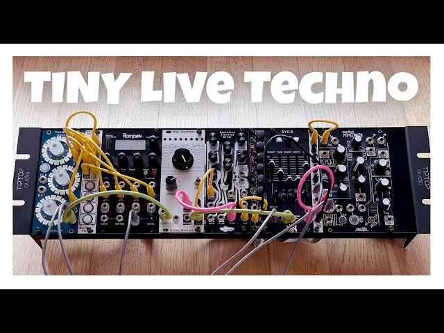 HOW TO GET STARTED with MODULAR LIVE TECHNO | 84 HP Tiny Techno Case