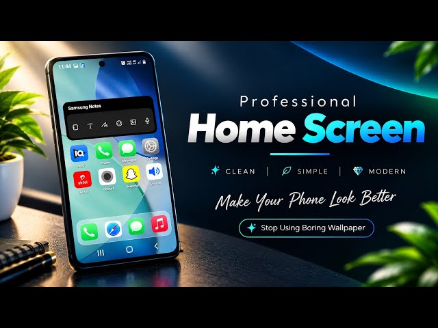 How to Make a Professional Home Screen Setup on Any Android Phone 💫🤳