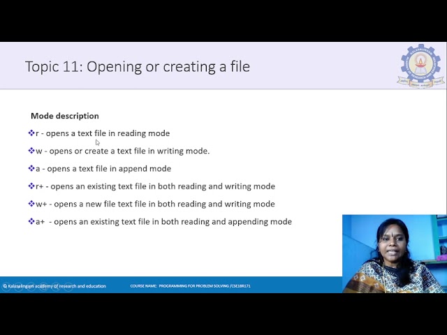 Files In C