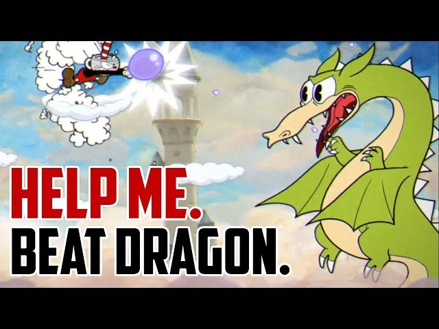 Cuphead : How to Beat Dragon Boss (Grim Matchstick)