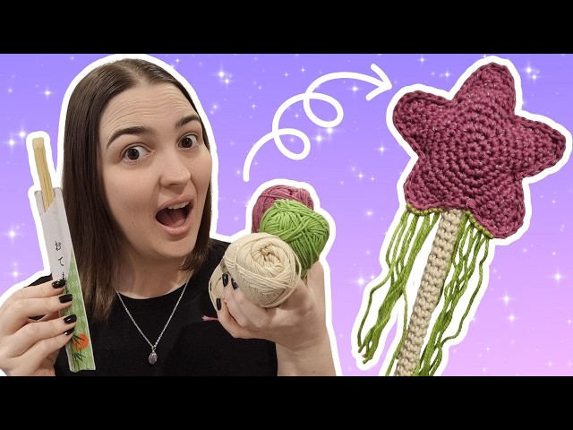I Crocheted a Fairy Wand Using a Chopstick... I HATED IT!